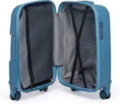 ©TROLLEYZ - Venice No.10 - Trolley - 55cm Met TSA Slot - Dubbele Wielen - 360° Spinners - 100% Polypropyleen - Handbagage Koffer In Ice Blue -Beroemde Bagage Winkel 1200x1039 1