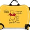 Disney Winnie The Pooh Kinderkoffer ABS Rol Zit Geel -Beroemde Bagage Winkel 1200x1039 2