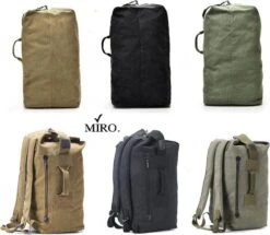 MIRO Luxe Rugzak - Rugtas - Backpack - Grote Capaciteit - Met Zip - 50 Liter - Bruin -Beroemde Bagage Winkel 1200x1045 3