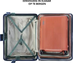 CarryOn Protector Luxe Kofferset - TSA Trolleyset M+L Formaat Met Kliksloten - Terra 12 CarryOn Protector Luxe Kofferset - TSA Trolleyset M+L Formaat Met Kliksloten - Terra -Beroemde Bagage Winkel 1200x1046 3