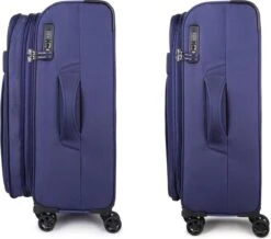 Decent D-Upright Large Koffer - 76 Cm Expandable - TSA Slot - Donkerblauw -Beroemde Bagage Winkel 1200x1061 1