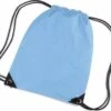 Merkloos Gymtas 12 Liter - Lichtblauw -Beroemde Bagage Winkel 1200x1064 2