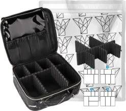YONO Beautycase Marmer Design - Make Up Koffer Dames – Makeup Organizer – Tas Voor Cosmetica – Reis Toilettas – Zwart 15 YONO Beautycase Marmer Design - Make Up Koffer Dames – Makeup Organizer – Tas Voor Cosmetica – Reis Toilettas – Zwart -Beroemde Bagage Winkel 1200x1064 7