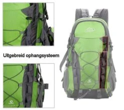 Merkloos Backpack - Outdoor Local Lion - Rugzak - 40 Liter - Zwart -Beroemde Bagage Winkel 1200x1065 1