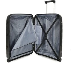Decent EXPLORER PP Trolley 77 Cm - 106 Liter - TSA Slot - Black -Beroemde Bagage Winkel 1200x1066