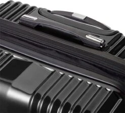 Tesla PC - Reiskoffer - 75 Cm - 4 Wielen - Zwart -Beroemde Bagage Winkel 1200x1080