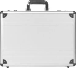 Dermata Laptoptas / Werktas / Aktetas - Business - Zilver - -Beroemde Bagage Winkel 1200x1083