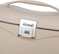 Decent Beautycase Dames / Reiskoffer - Hardcase - Sportivo - Beige -Beroemde Bagage Winkel 1200x1094 8