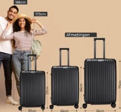 Royal Swiss - Reis Koffer - 76cm - Cijferslot- Lichtgewicht Koffer - 4 Wielen- Zwart 17 Royal Swiss - Reis Koffer - 76cm - Cijferslot- Lichtgewicht Koffer - 4 Wielen- Zwart -Beroemde Bagage Winkel 1200x1114 13