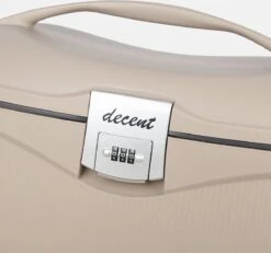 Decent Beautycase Dames / Reiskoffer - Hardcase - Sportivo - Beige -Beroemde Bagage Winkel 1200x1122