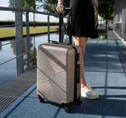 Enrico Benetti Louisville 39040 Driedelige Kofferset Hardcase ABS - Champagne -Beroemde Bagage Winkel 1200x1124