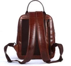 Genicci Amsterdam Rugzak - Cognac -Beroemde Bagage Winkel 1200x1125 1