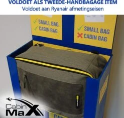 CabinMax Manhatten – Handbagage 20L – Rugzak – Schooltas - 40x20x25 Cm – Compact Reistas – Lichtgewicht – Nettuno Blauw -Beroemde Bagage Winkel 1200x1143 2