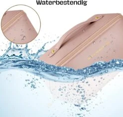 Toilettas Roze - Maat M - Beautycase Cosmetica - Organizer Make Up -Beroemde Bagage Winkel 1200x1147 2