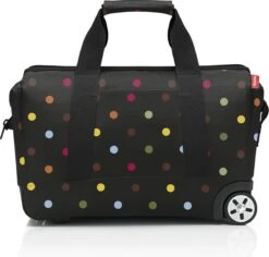 Reisenthel Allrounder Trolley Reiskoffer Reistas Op 2 Wielen - 30L - Dots Zwart -Beroemde Bagage Winkel 1200x1148 2
