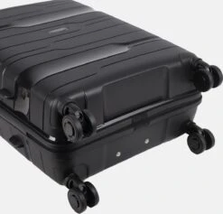 Decent ONE-CITY Large Koffer - 76 Cm - TSA Slot - Zwart -Beroemde Bagage Winkel 1200x1153