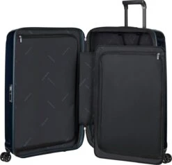 Samsonite Reiskoffer - Nuon Spinner 75/28 Exp (Medium) Metallic Dark Blue -Beroemde Bagage Winkel 1200x1155