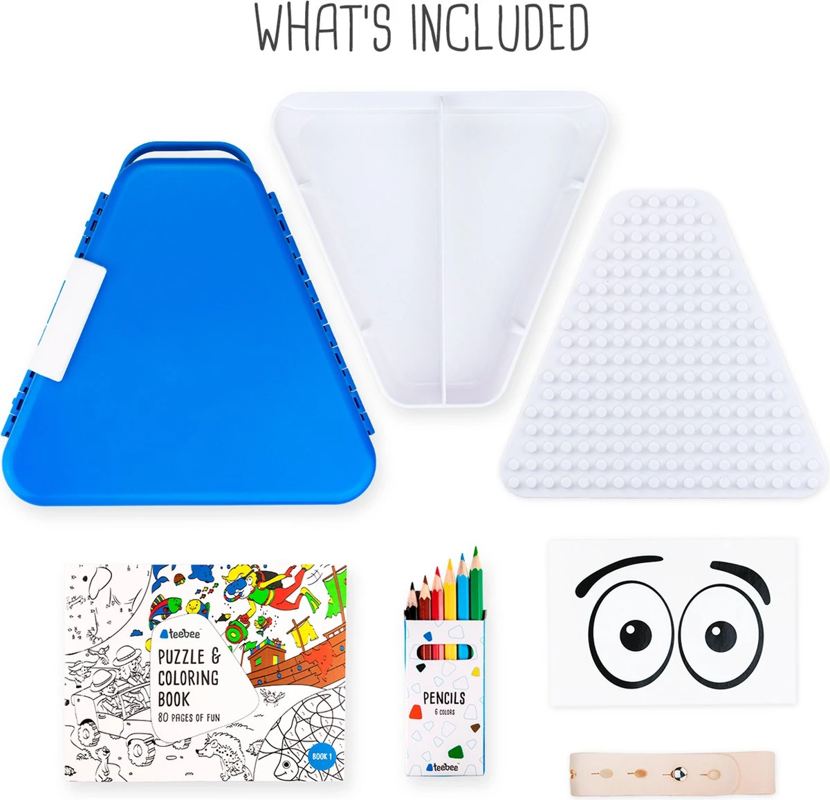 Trunki: TEEBEE Terrance Blauw - Kids Travel Toy Box, Bevat Een Leuk Activiteitenboekje, Kleurpotloden En Stickers, In Doos 15,5x18x18cm, 3+ 8 Trunki: TEEBEE Terrance Blauw - Kids Travel Toy Box, Bevat Een Leuk Activiteitenboekje, Kleurpotloden En Stickers, In Doos 15,5x18x18cm, 3+ - Afbeelding 6