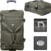 Travelsuitcase Atlanta - Stevige Trolley Tas - Groen - Handige Zakken - 80 Liter 2 Travelsuitcase Atlanta - Stevige Trolley Tas - Groen - Handige Zakken - 80 Liter -Beroemde Bagage Winkel 1200x1158
