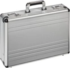 Dermata Laptoptas / Werktas / Aktetas - Business - Zilver - -Beroemde Bagage Winkel 1200x1160