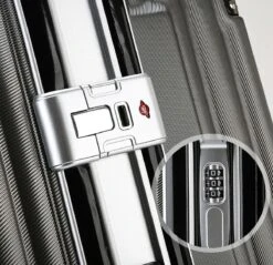 Design Handbagage Reiskoffer 20'', 50.8 Cm Cabinbag, Spinner , Aluminium Magnesium Alloy Frame Koffer, (LIGHT GRIJS) -Beroemde Bagage Winkel 1200x1162 2