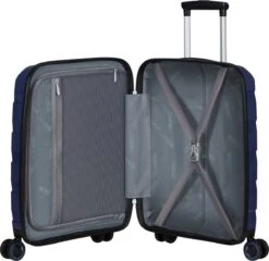 American Tourister Reiskoffer - Air Move Spinner 55/20 Tsa (Handbagage) Midnight Navy -Beroemde Bagage Winkel 1200x1164 2