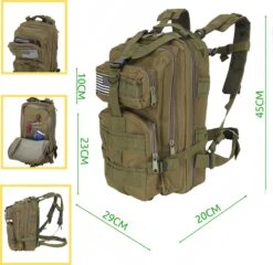 Tactical Backpack 30 L | Tactische Rugzak | Sport - School - Werk | Marine Groen - Backpack US Assault Molle Large - Rugzak -Marine Groen - 30 L 23 Tactical Backpack 30 L | Tactische Rugzak | Sport - School - Werk | Marine Groen - Backpack US Assault Molle Large - Rugzak -Marine Groen - 30 L -Beroemde Bagage Winkel 1200x1167 2