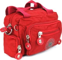 Starbag Reistas Crinkle-nylon Unisex Rood -(014-36) -kleine Tas -