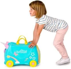 Trunki Ride-On Handbagage Koffer 46 Cm - Eenhoorn -Beroemde Bagage Winkel 1200x1170
