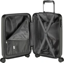 Princess Traveller Harlem - Handbaggage Koffer - Zwart - S - 55cm -Beroemde Bagage Winkel 1200x1177 2