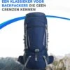 Trekking - Reistas - Rs&k - Backpack - Travelbag - 60 L - Blauw 1 Trekking - Reistas - Rs&k - Backpack - Travelbag - 60 L - Blauw -Beroemde Bagage Winkel 1200x1177 5