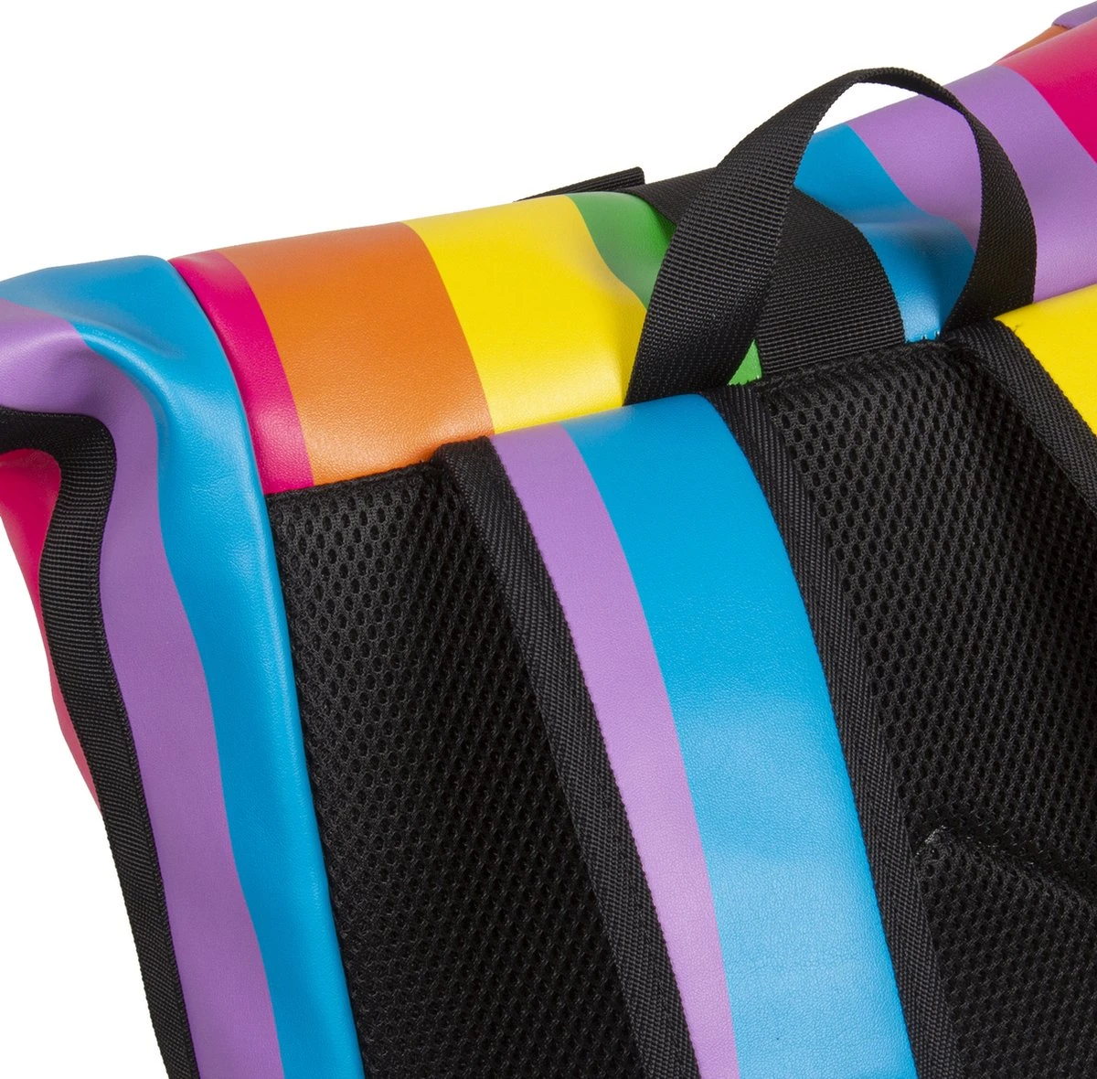 New Rebels® Mart - Rugtas - Regenboog - Waterbestendig - Roll-top - 151413121087.9 - 35x10x46cm - Rugzak / Backpack 8 New Rebels® Mart - Rugtas - Regenboog - Waterbestendig - Roll-top - 151413121087.9 - 35x10x46cm - Rugzak / Backpack - Afbeelding 6