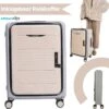 Asyam Units- Handbagage- Invouwbaar- Koffer- Koffer 38L- Spinner Wielen- TSA Slot- Lichtgewicht- Khaki 1 Asyam Units- Handbagage- Invouwbaar- Koffer- Koffer 38L- Spinner Wielen- TSA Slot- Lichtgewicht- Khaki -Beroemde Bagage Winkel 1200x1181