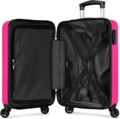 BHPPY - Flamingo Pink - Handbagage (55 Cm) -Beroemde Bagage Winkel 1200x1187 5