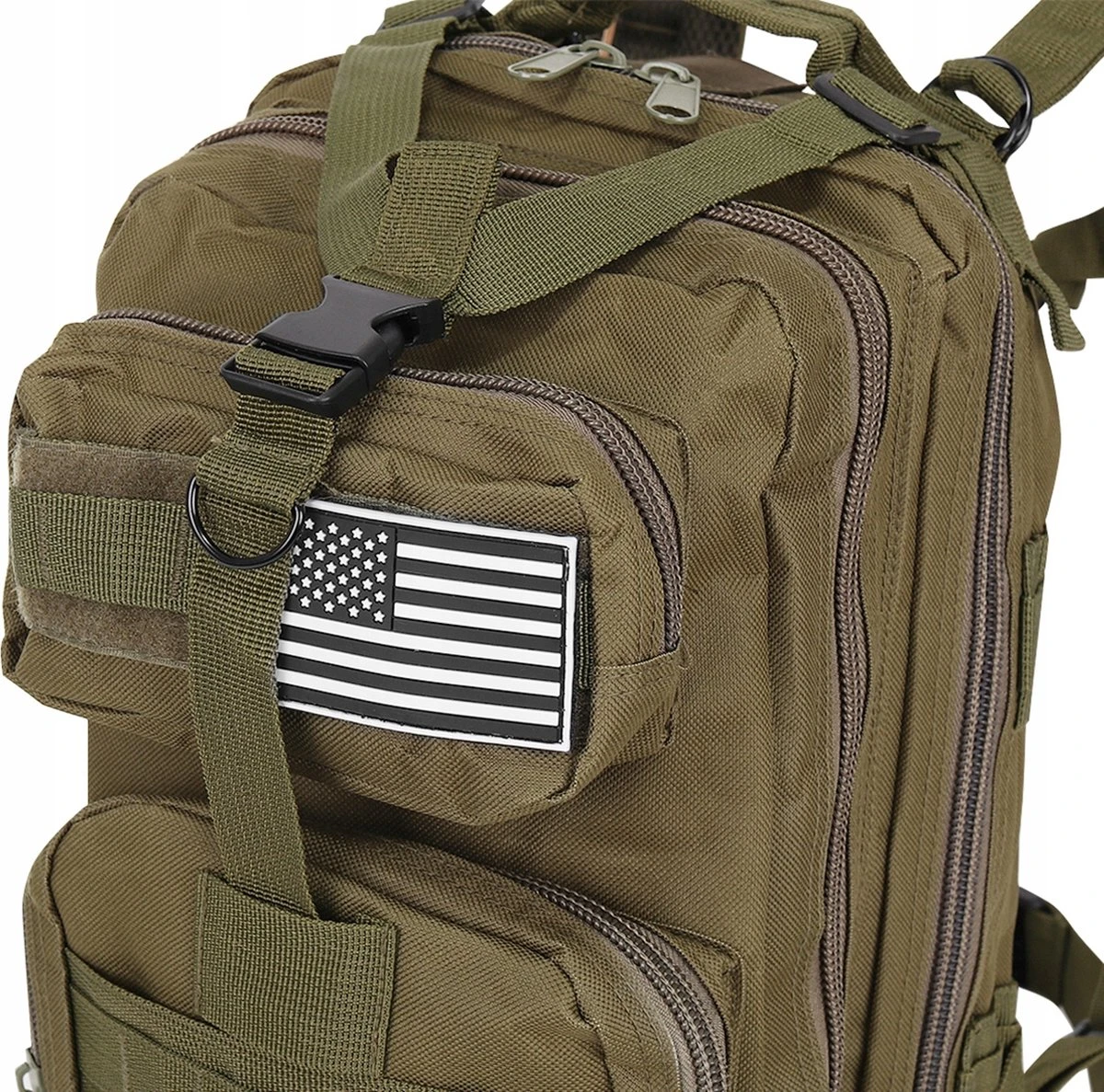 Tactical Backpack 30 L | Tactische Rugzak | Sport - School - Werk | Marine Groen - Backpack US Assault Molle Large - Rugzak -Marine Groen - 30 L 11 Tactical Backpack 30 L | Tactische Rugzak | Sport - School - Werk | Marine Groen - Backpack US Assault Molle Large - Rugzak -Marine Groen - 30 L - Afbeelding 9