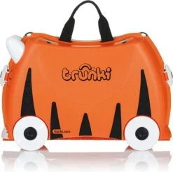 Trunki Ride-On Handbagage Koffer 46 Cm - Tijger Tipu -Beroemde Bagage Winkel 1200x1188