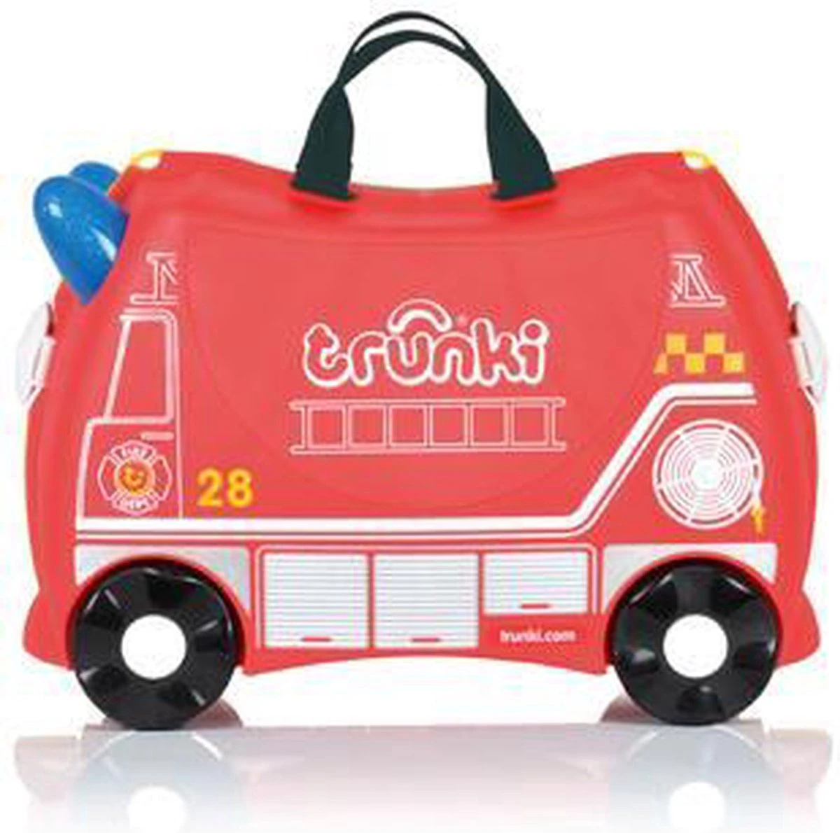 Trunki Ride-On Handbagage Koffer 46 Cm - Frank De Brandweerwagen 18 Trunki Ride-On Handbagage Koffer 46 Cm - Frank De Brandweerwagen - Afbeelding 16