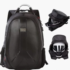 OG Original GetAway Motor-rugzak, Motorfiets-rugzak, Motorhelm Rugtas, Waterdicht, Grote Capaciteit, Vergrootbaar 35/45L, Hardshell, USB, Laptop, Helm Tas, Antidiefstal-zak, Reflecterend