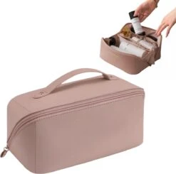 Toilettas Roze - Maat M - Beautycase Cosmetica - Organizer Make Up