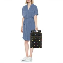 Reisenthel Allday Backpack M Rugzak - 15L - Dots Zwart -Beroemde Bagage Winkel 1200x1200 1119