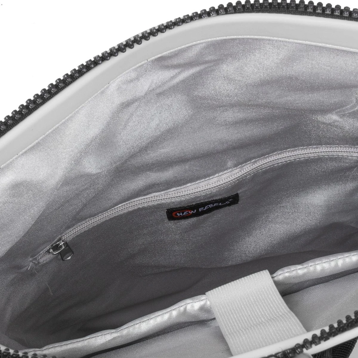 New Rebels® Mart - Rugtas - Grijs - Waterbestendig - Roll-top - 15.6151413121087 - 35x10x46cm - Rugzak / Backpack 4 New Rebels® Mart - Rugtas - Grijs - Waterbestendig - Roll-top - 15.6151413121087 - 35x10x46cm - Rugzak / Backpack - Afbeelding 2