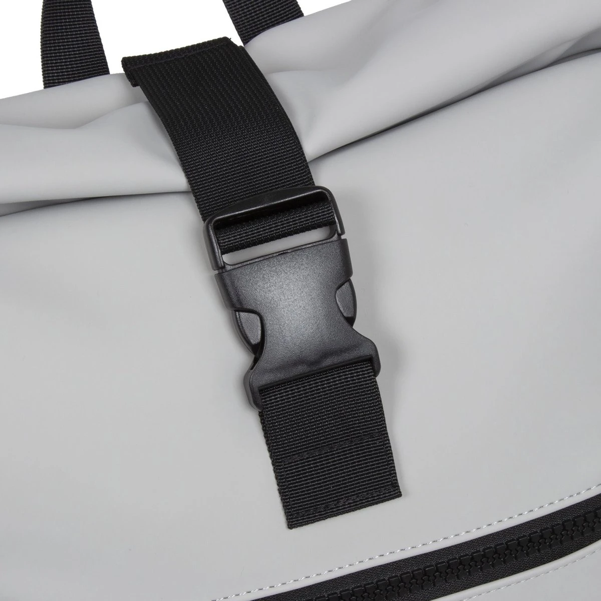 New Rebels® Mart - Rugtas - Grijs - Waterbestendig - Roll-top - 15.6151413121087 - 35x10x46cm - Rugzak / Backpack 9 New Rebels® Mart - Rugtas - Grijs - Waterbestendig - Roll-top - 15.6151413121087 - 35x10x46cm - Rugzak / Backpack - Afbeelding 7