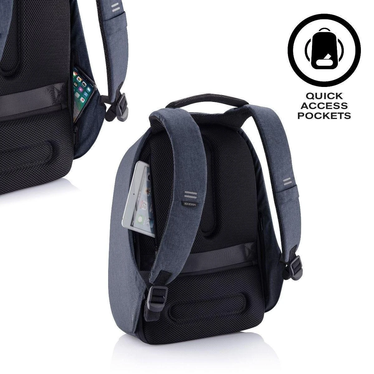 XD Design Bobby Hero Regular - Anti-Diefstal Rugzak 18 Liter - Navy 20 XD Design Bobby Hero Regular - Anti-Diefstal Rugzak 18 Liter - Navy - Afbeelding 18