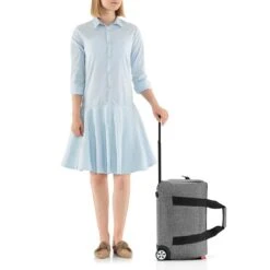 Reisenthel Allrounder Trolley Reiskoffer Reistas Op 2 Wielen - 30L - Twist Silver Grijs -Beroemde Bagage Winkel 1200x1200 117