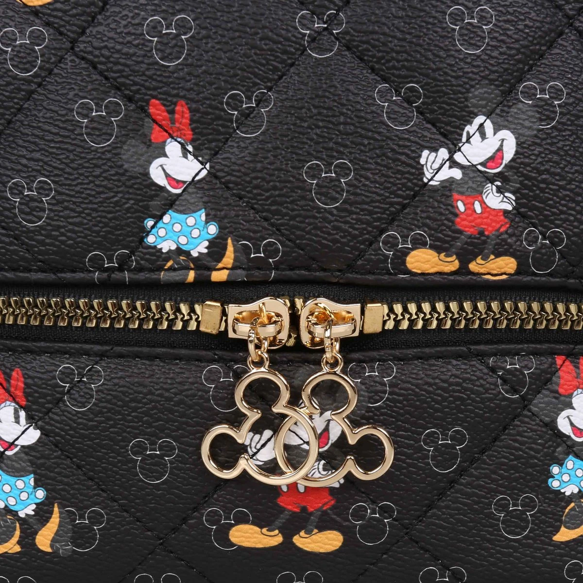 DISNEY Mickey En Minnie Mouse - Rugzak + Zakje, Zwart, Gewatteerd, Klein 11 DISNEY Mickey En Minnie Mouse - Rugzak + Zakje, Zwart, Gewatteerd, Klein - Afbeelding 9