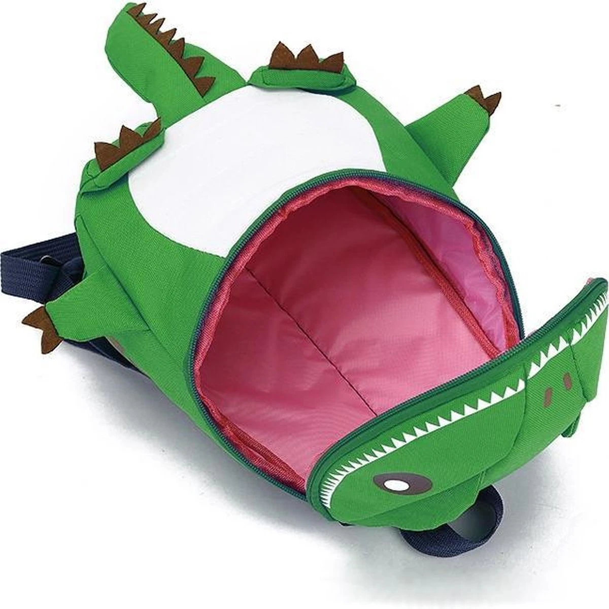 Kleine Dino Rugzak Groen Monster Draak Tas - Rugtas Schooltas Rugtasje Dinosaurus T-rex 7 Kleine Dino Rugzak Groen Monster Draak Tas - Rugtas Schooltas Rugtasje Dinosaurus T-rex - Afbeelding 5