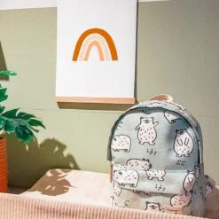 Kidzroom Simple Things Rugzak Meisje - Rugtas Kind - 2 T/m 6 Jaar - Mint - Blauw -Beroemde Bagage Winkel 1200x1200 1303