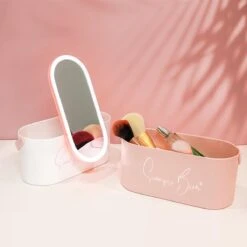 Beautycase Wit - LED-spiegel - Make Up - Make-up Org - Make-up Organizer Met Spiegel - Make-up Koffer - Beautycase - Multifunctioneel - Reisformaat -Beroemde Bagage Winkel 1200x1200 1331