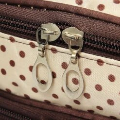 Polka Dot Make Up Tasje Met Spiegel - Opberg Etui / Cosmetica Organizer Reis Tas Case - Beige 9 Polka Dot Make Up Tasje Met Spiegel - Opberg Etui / Cosmetica Organizer Reis Tas Case - Beige -Beroemde Bagage Winkel 1200x1200 1334