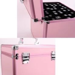 Nagel Beautycase / Beautykoffer Roze Kleur - Kapper - Tattoo - Nagel - Visagie - Make-up - Cosmetica - Schmink - Beauty Case / Beauty Koffer -Beroemde Bagage Winkel 1200x1200 1350